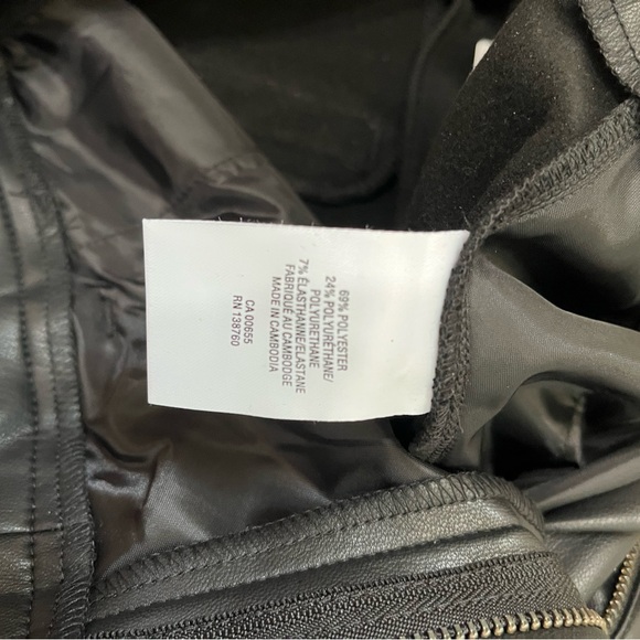 ***SOLD*** NWT Black Pleather Pants - Picture 6 of 8